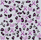Domestic Violence Awareness Ribbons and butterflies - STK07411