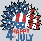 Happy 4th Of July Sunflower - STK02532