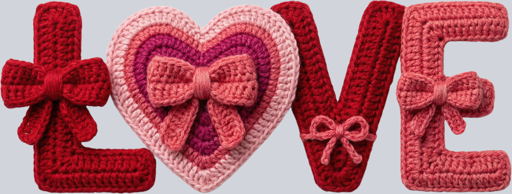 LOVE Faux Yarn 3 - STK07676