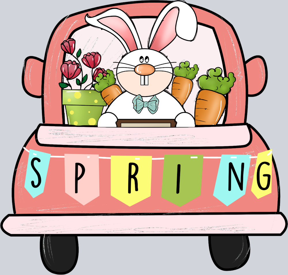 Spring Easter Bunny - STK07024