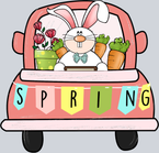 Spring Easter Bunny - STK07024