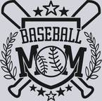 Baseball Mom - Black - STK00416