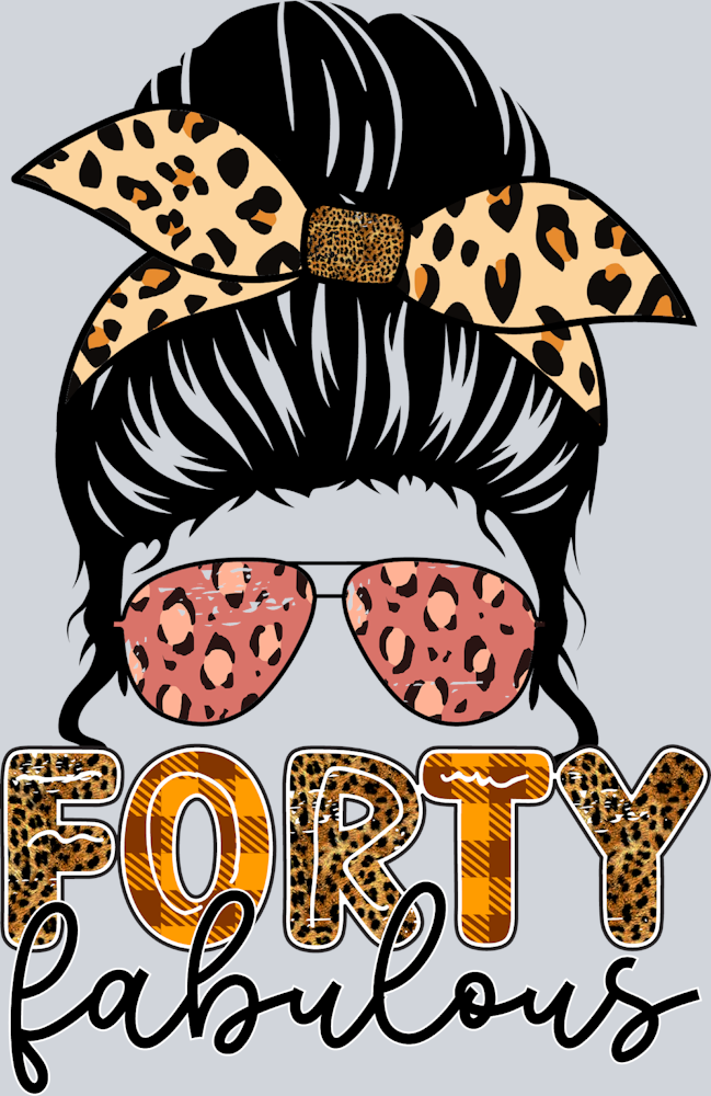 Forty Fabulous Messy Bun - STK02108