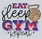Eat Sleep Gym Repeat 2 - STK06680