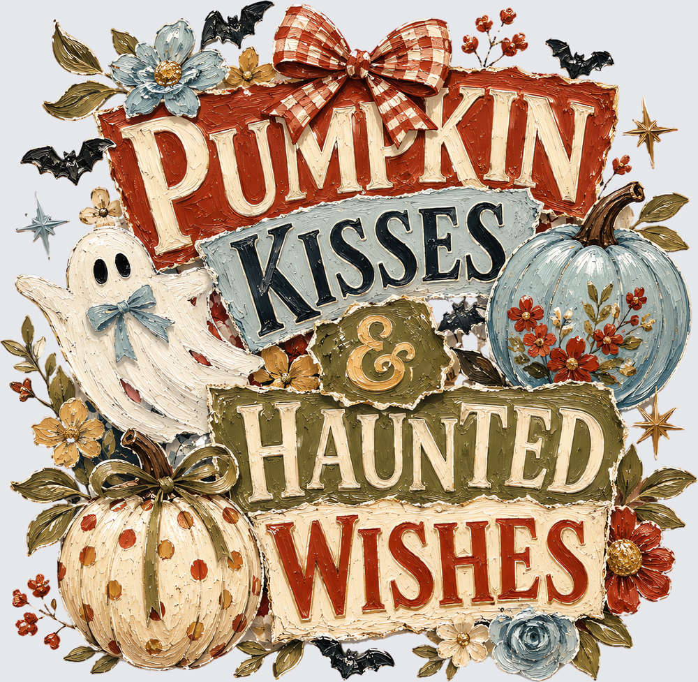 Pumpkin Kisses and Haunted Wishes 1 - STK08206