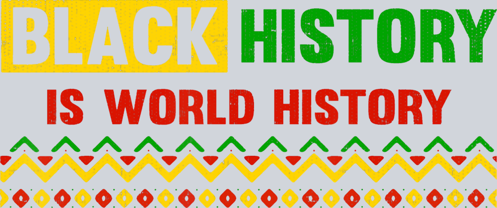 Black History Is World History Zig Zag - STK00735