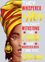 They Whispered To Her Gold Red - STK06096