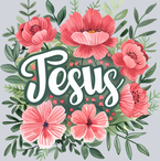 Jesus Floral - STK03316