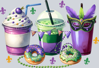 Mardi Gras King Cake Coffee - STK04064