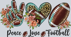 Peace Love Football - STK04748