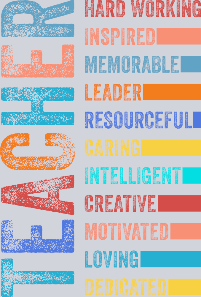Teacher Hard Working Inspired Memorable - STK05939