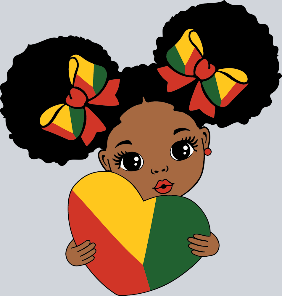 Little Miss Panafrican Heart - STK03638