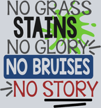 No Grass Stains No Glory - STK04512