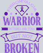 Fibromyalgia Warrior Tattered And Torn - STK01982