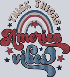 Thick Thighs America Vibes - STK06100