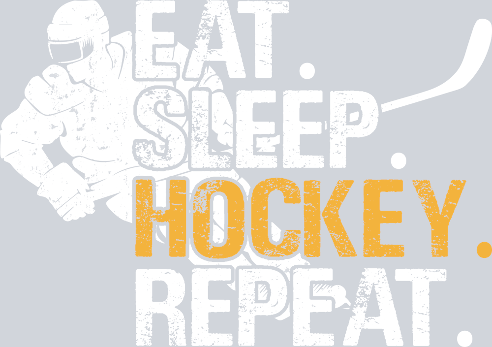 Eat Sleep Ice Hockey Repeat 4 - STK01821