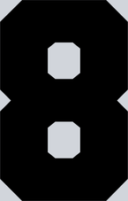 Sports Jersey 8 - Black - STK05725