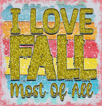 I Love Fall Most Of All 3 - STK07205