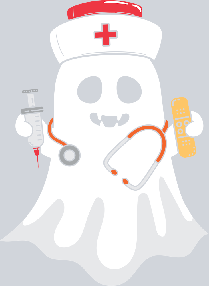 Halloween Nurse Ghost - STK02495