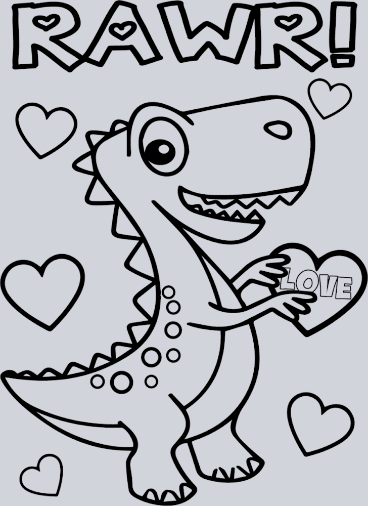 Rawrvalentinecoloring - STK05138