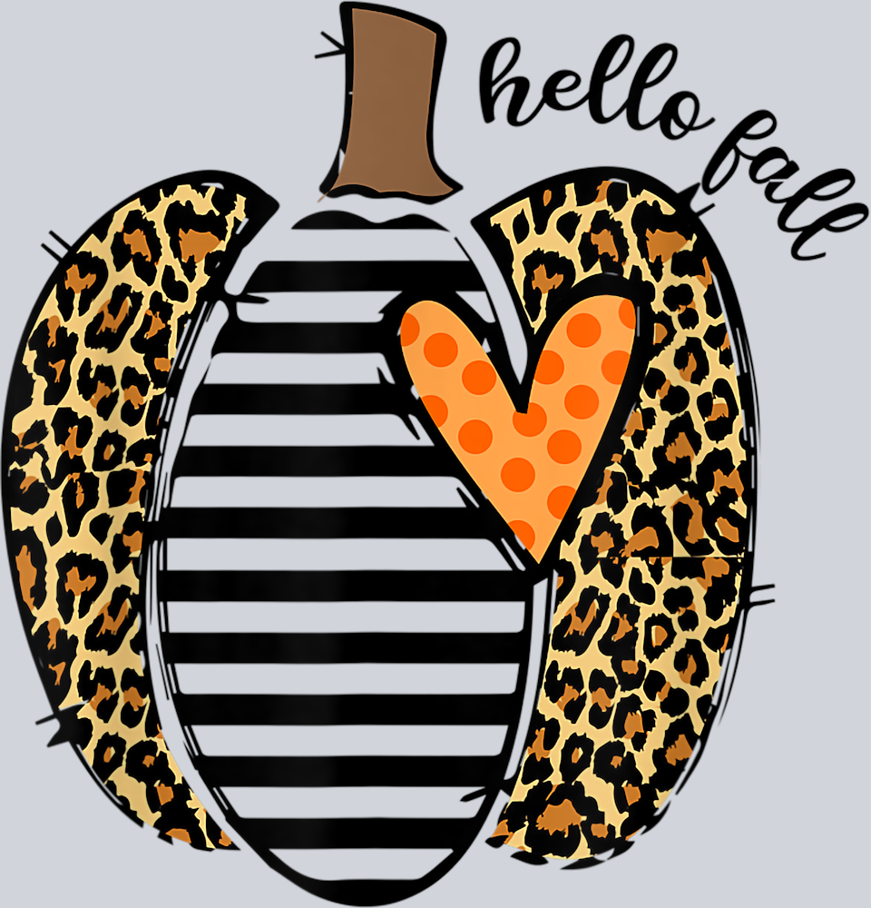 Hello Fall Pumpkin Pattern - STK02689