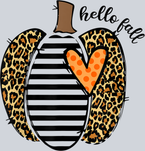 Hello Fall Pumpkin Pattern - STK02689