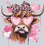 Valentine Highland Cow - STK06295