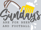 Sundays Are For Beer And Football - STK05874