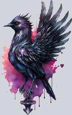 Goth Raven - STK02405