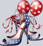 High Heels Patriotic 1 - STK02737