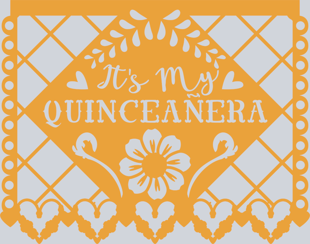 Papel Picado Its My Quinceaera 2 - STK06916