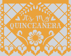 Papel Picado Its My Quinceaera 2 - STK06916