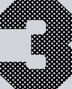 Jersey Number 3 Venthole - STK03306