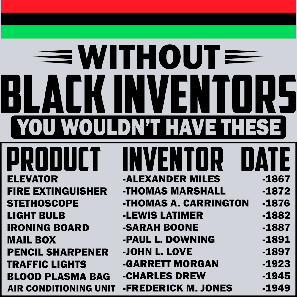 Black History Inventors Black - STK00696