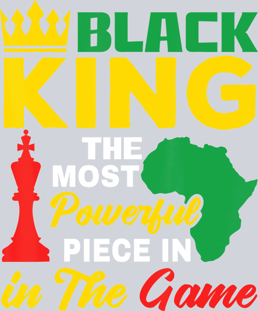 Black King The Most Powerful Piece In The Game 3 - STK00840