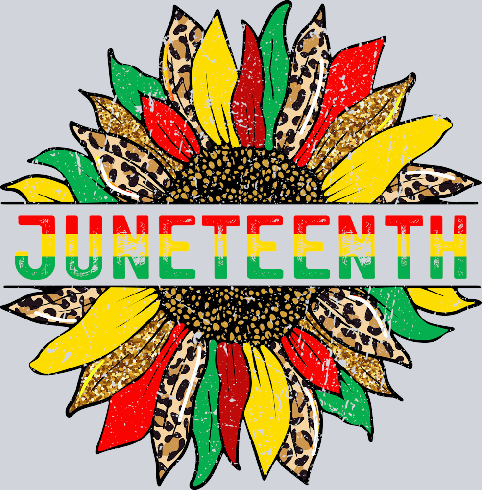 Juneteenth Flag Sunflower - STK03383