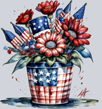 Patriotic Flowers 3 - STK04698
