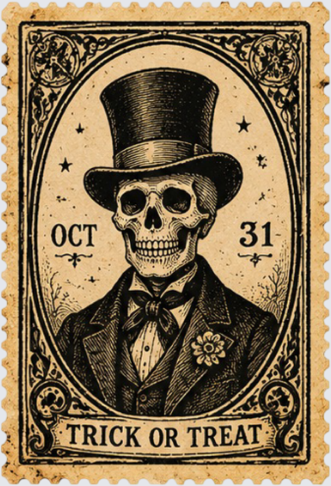 Trick or Treat Stamp - STK08336