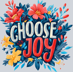 Choose Joy Floral - STK01284