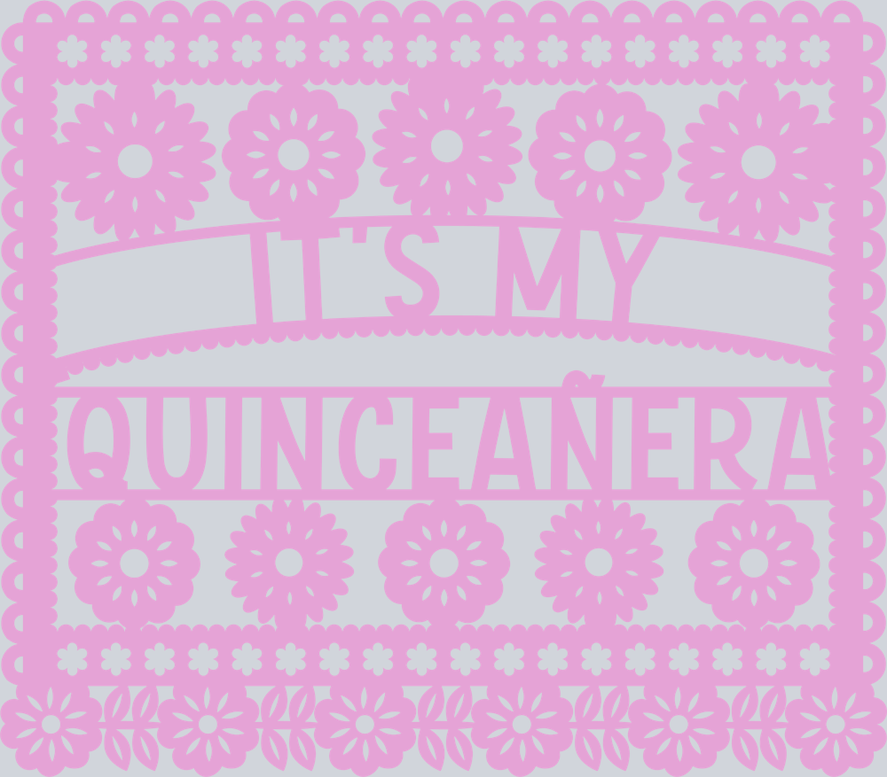 Papel Picado Its My Quinceaera 1 - STK06915