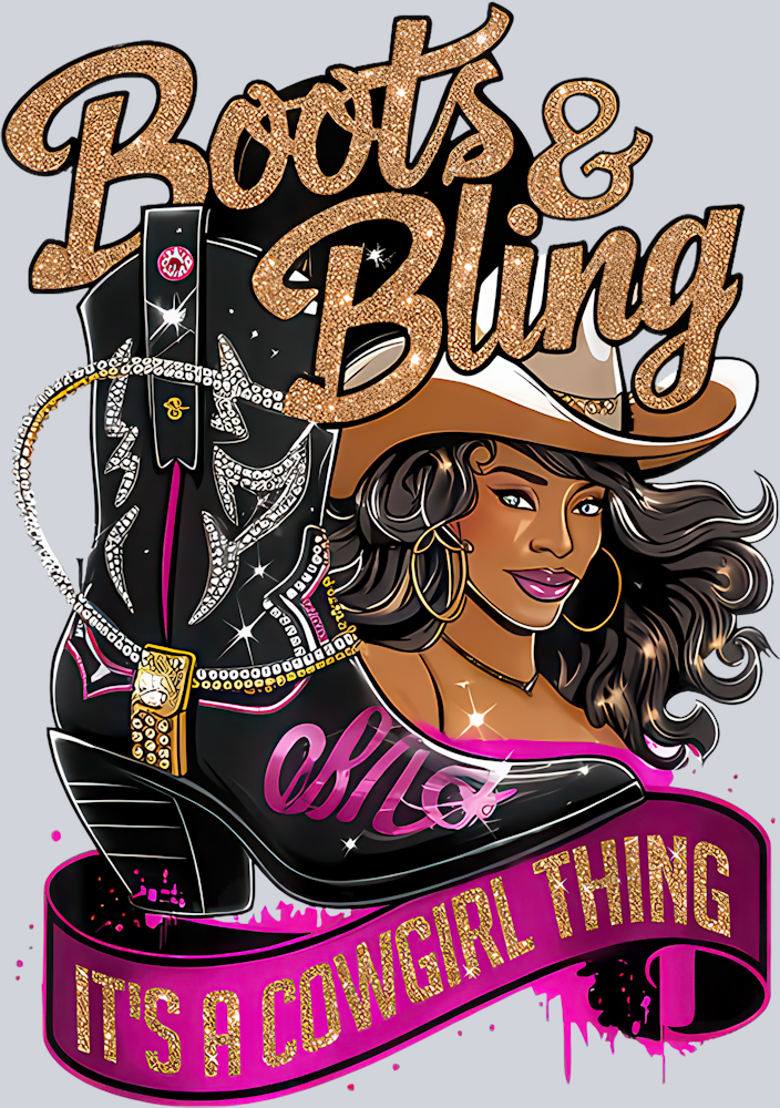 Boots And Bling - Its a Cowgirl Thing - STK01062