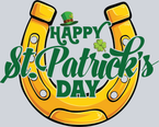 Lucky Happy St Patricks Horseshoe - STK03851
