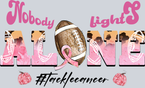 Breast Cancer Awareness Nobody Fights Alone Football - STK01143