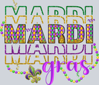 Mardi Gras Stacked Beads - STK04102