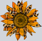 Leopard Sunflower Fall Vibes Autumn - STK03558