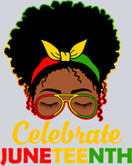 Messy Bun Afro Mama Juneteenth - STK04257