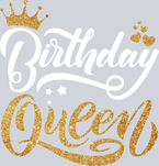 Birthday Queen Faux Glitter 2 - STK00571
