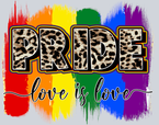 Leopard Pride Love Is Love - STK03555