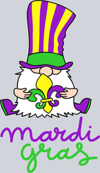Gnome Mardi Gras - STK02318