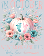 Pink and Blue Pumpkin Loss - STK07318